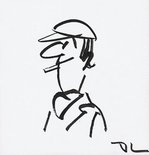 David Langdon self-caricature Image.