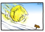 Trump snowball Image.